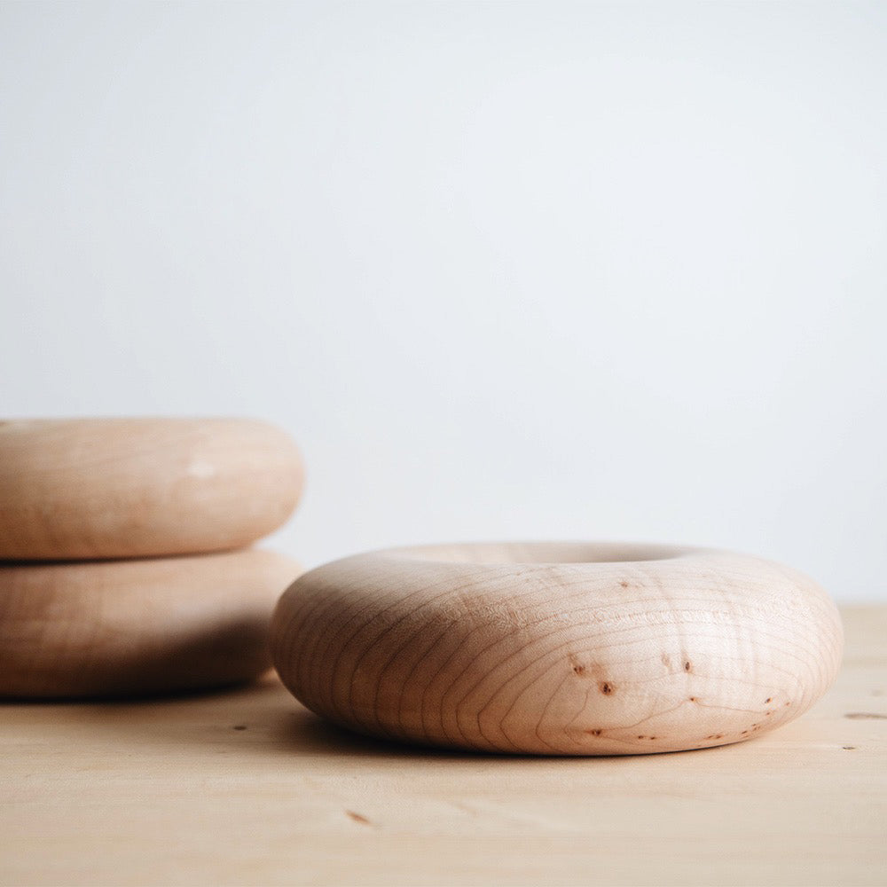 Round Maple Bowl