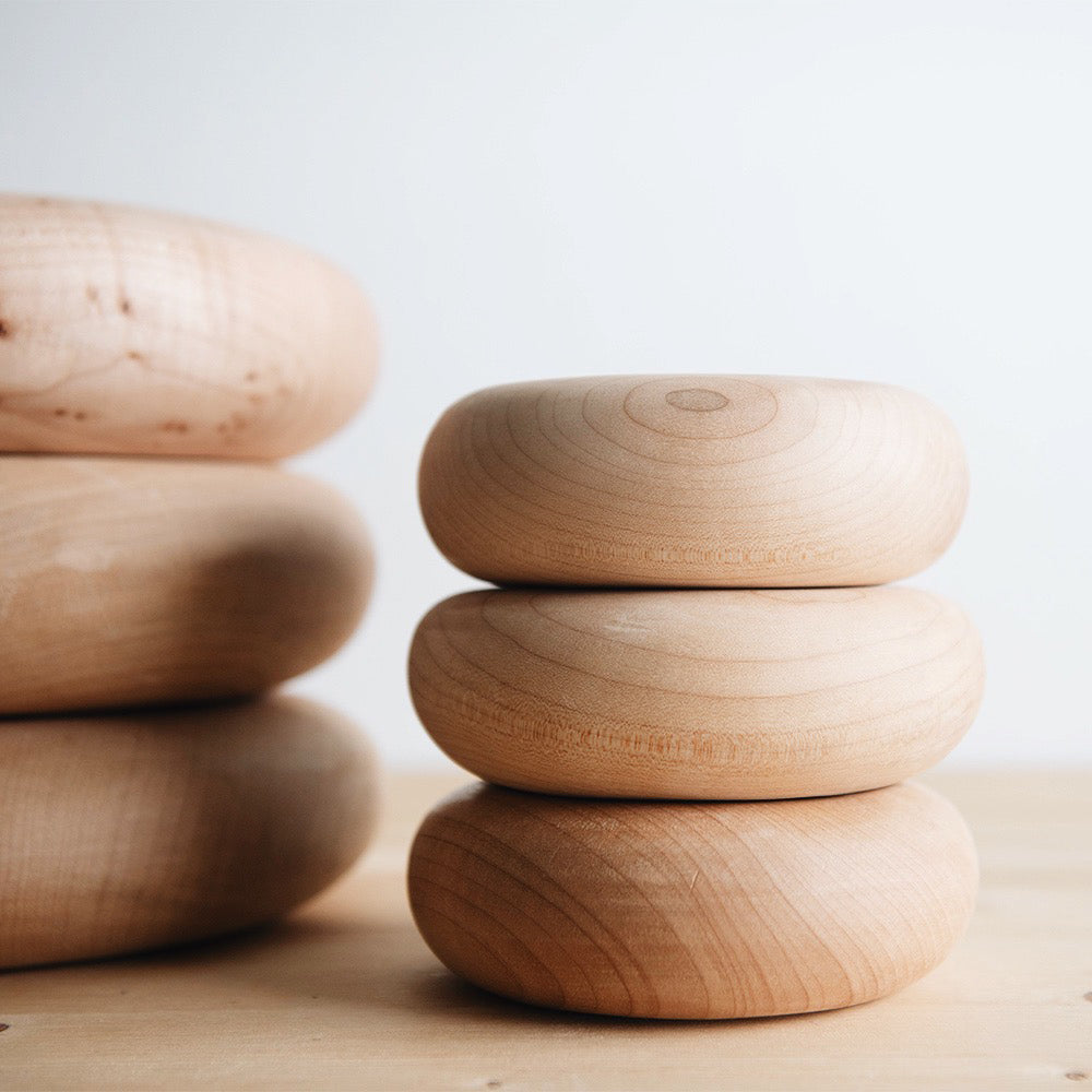 Round Maple Bowl