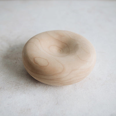 Round Maple Bowl