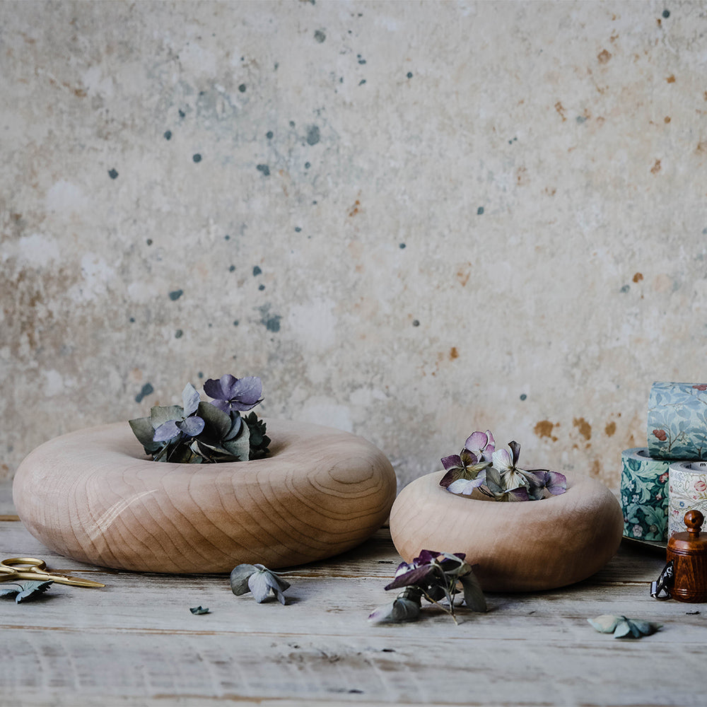 Round Maple Bowl