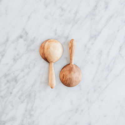 Wild Olive Wood Scoop Spoon Set