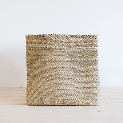 Woven African Iringa Storage Basket - Square