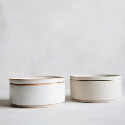 Minimal Stoneware Stackable Salt Cellar