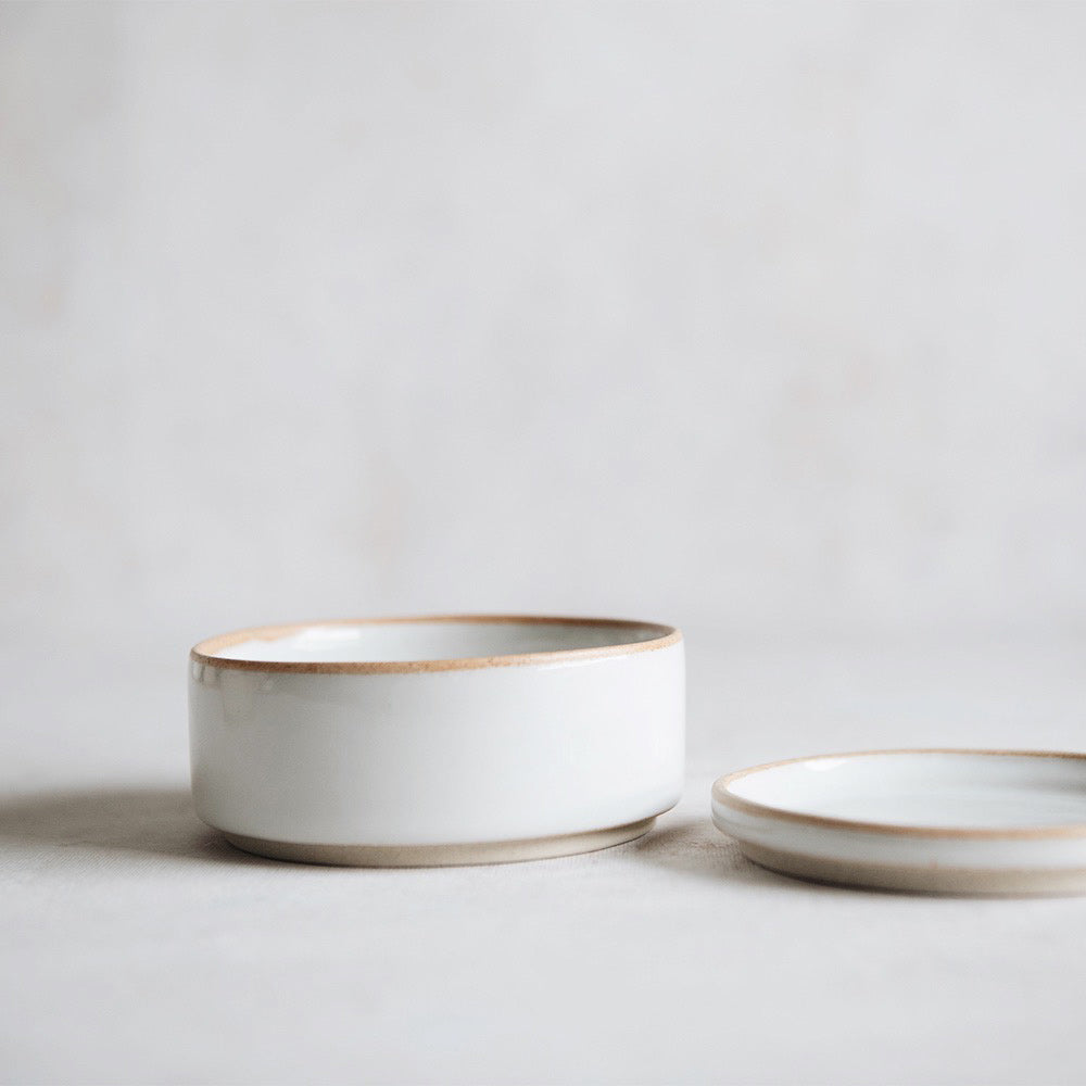 Minimal Stoneware Stackable Salt Cellar