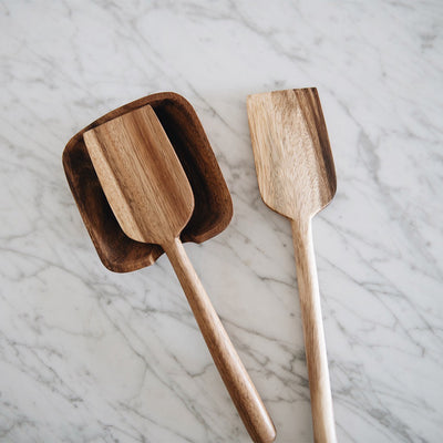 Suar Wood Spoon Rest