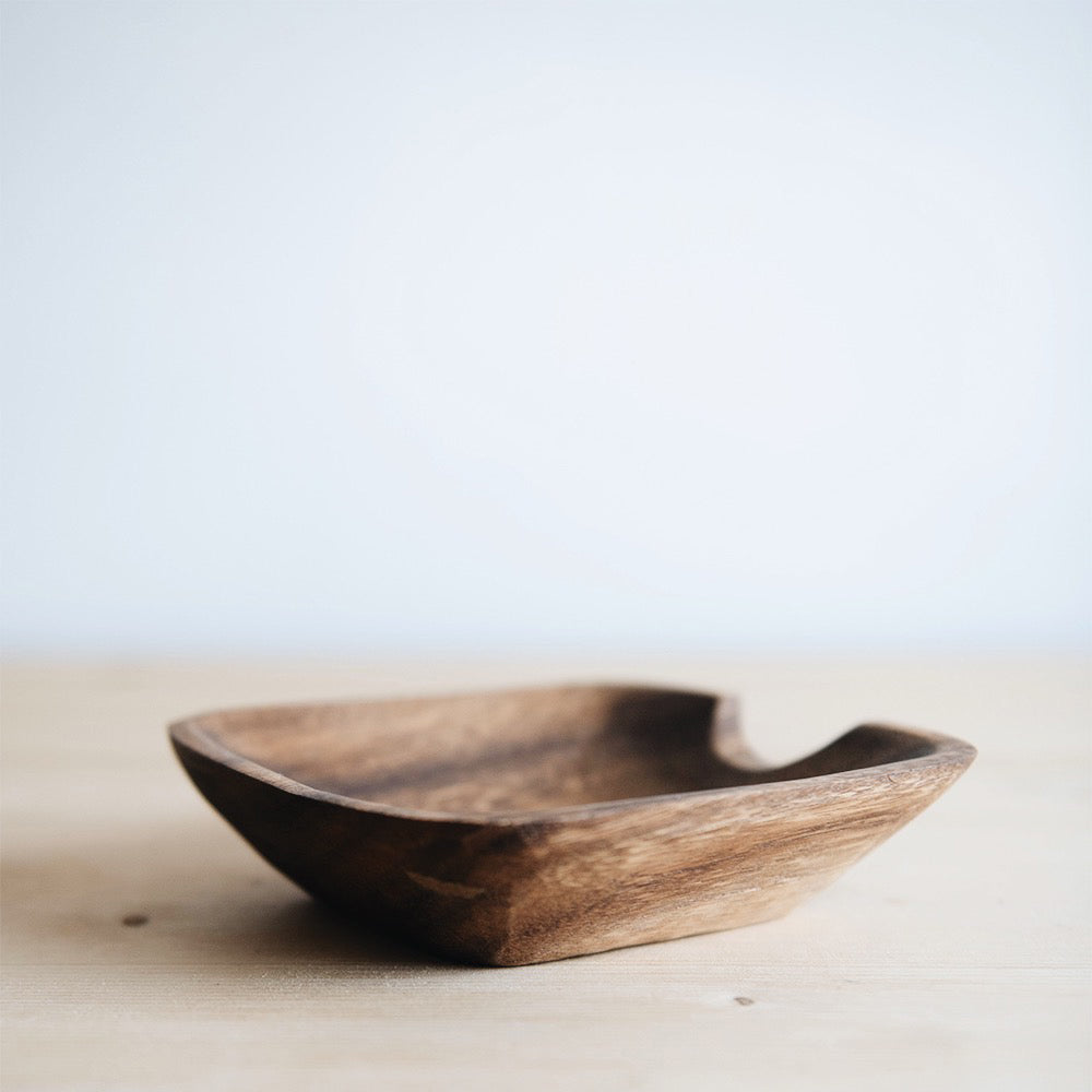 Suar Wood Spoon Rest