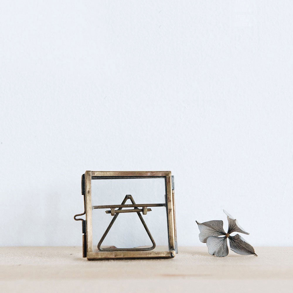 Tiny Brass Picture Frame