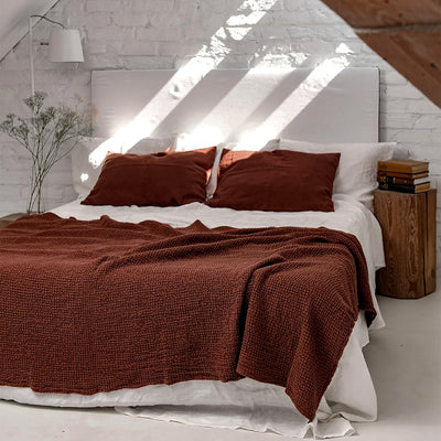 Waffle Linen/Cotton Blanket