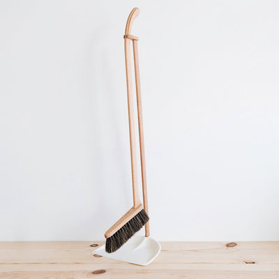 Standing Broom and Dustpan Set