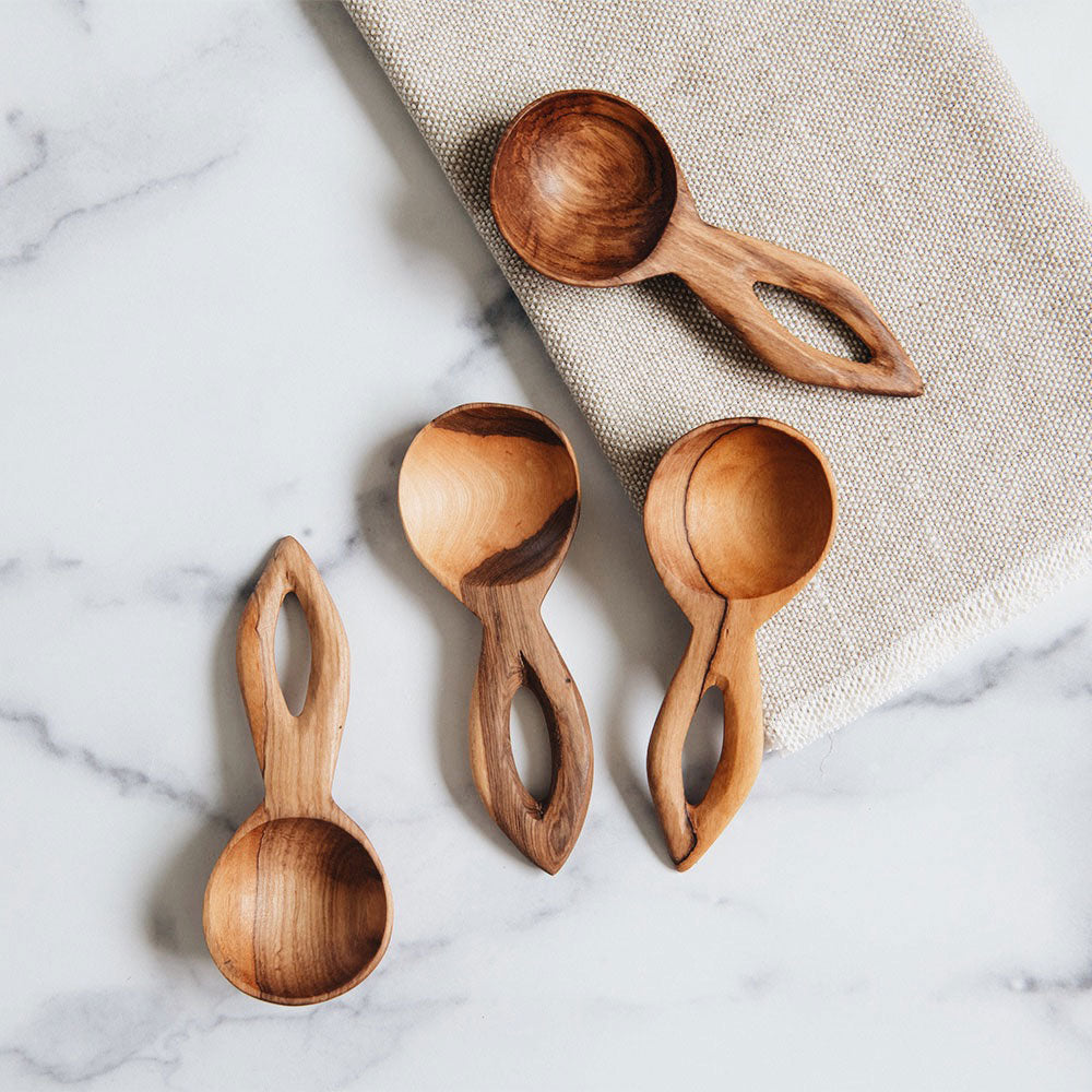 Wooden Scoop Spoon Set