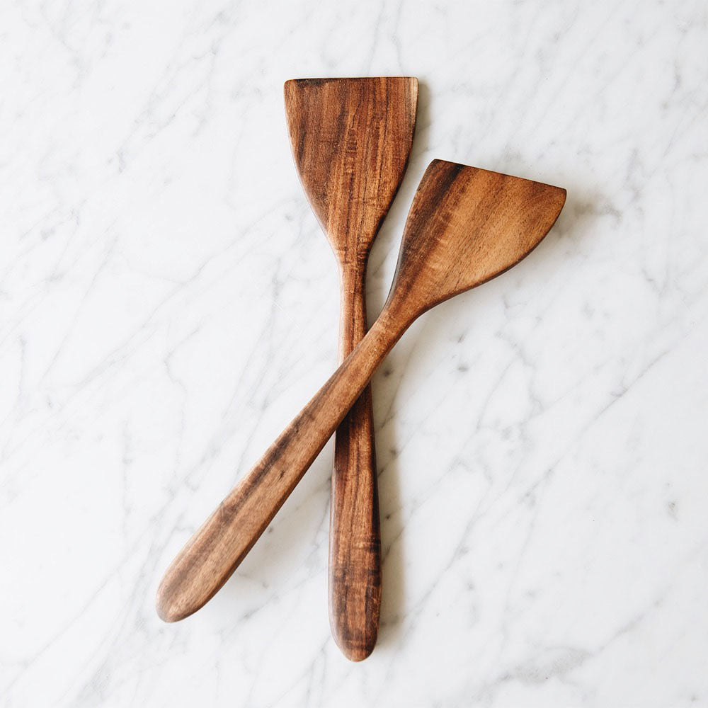 Acacia Wooden Spatula Set