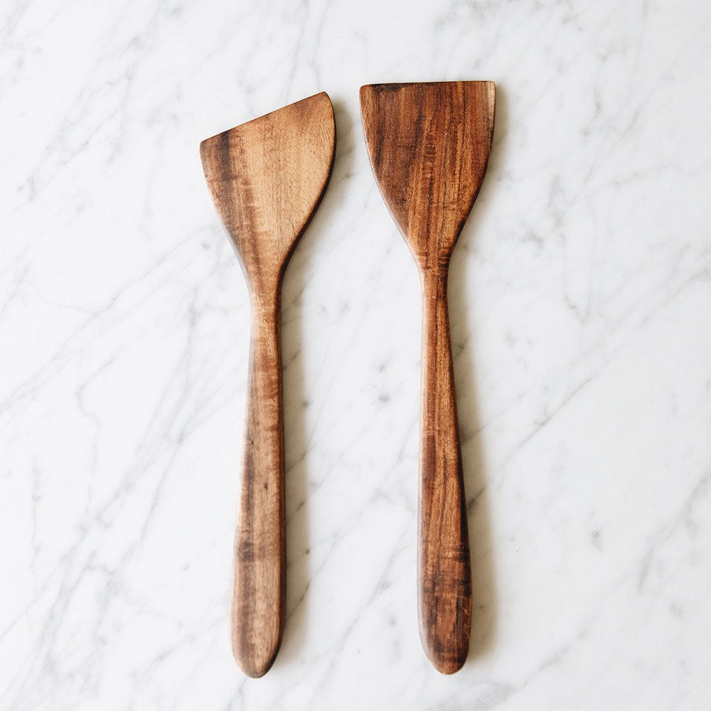 Acacia Wooden Spatula Set