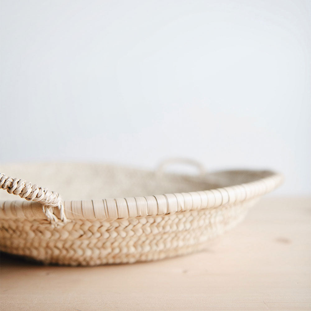 Woven Palm Leaf Tray